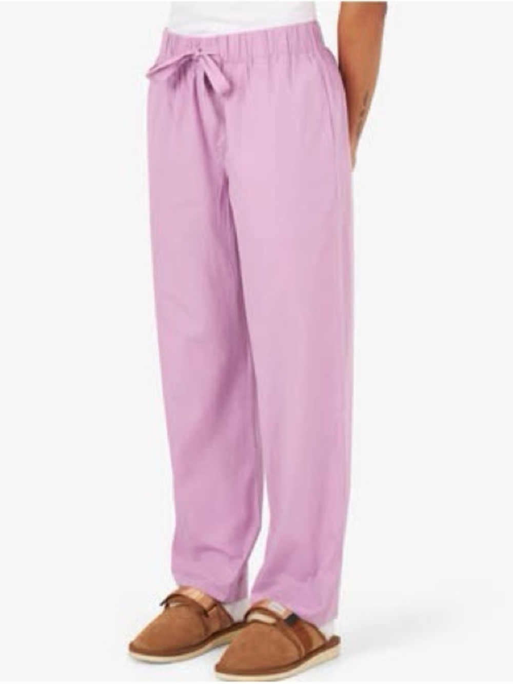 Tekla Poplin Pants / Purple Pink